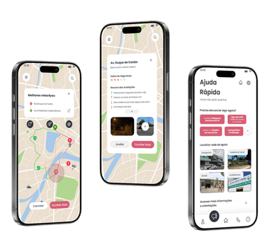 Mockup do app